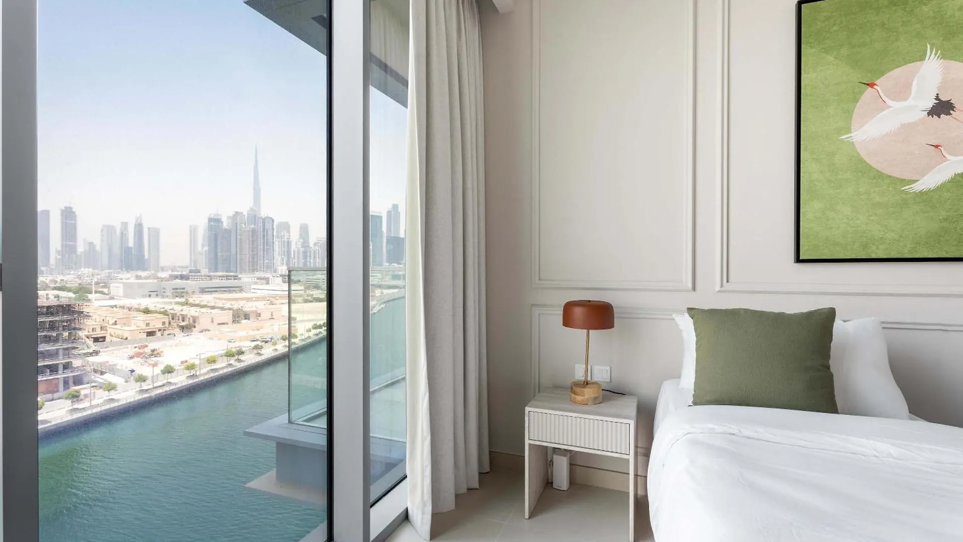 Luxury 3Br & Maid - Canal View - Near Downtown Dubaj Apartament